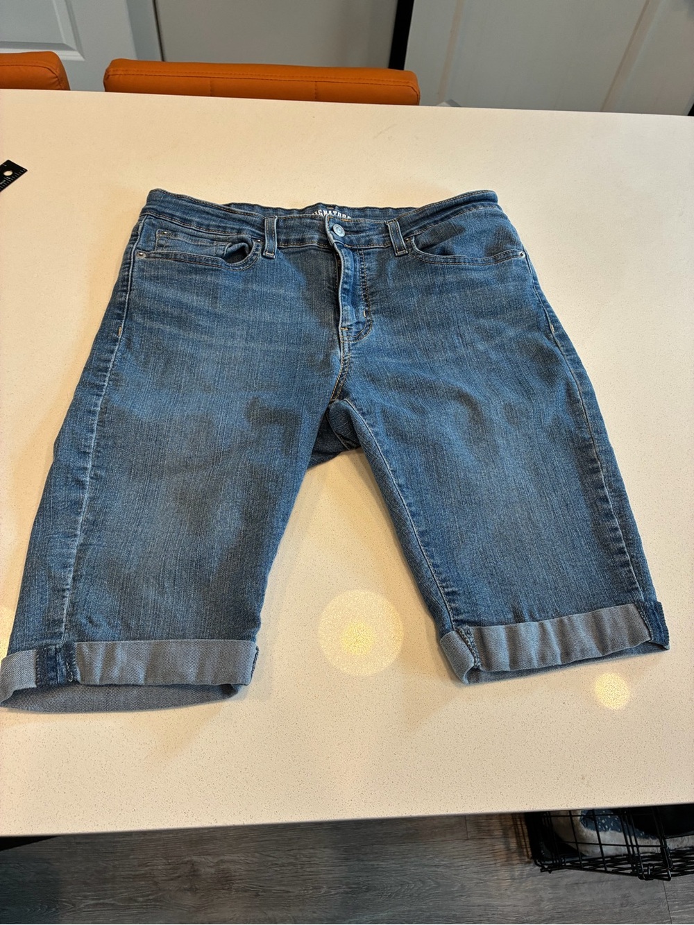 Signature by Levi Strauss & Co. Modern Skinny Shorts Size 14